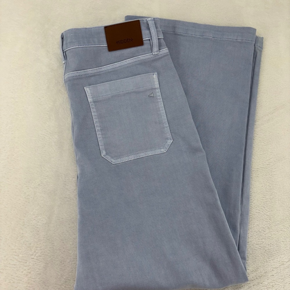Hidden Jeans Los Angeles Blue Wide Leg Utility Patch Pocket Pants BK9437D-VB 31